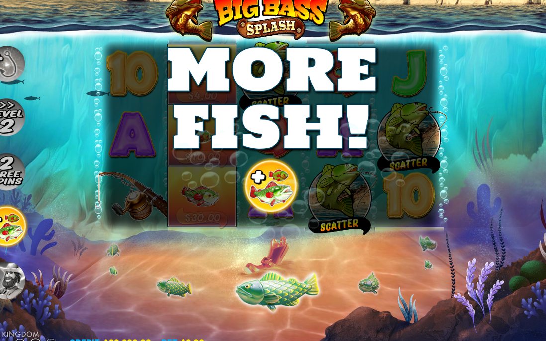 Free Spins med Fiskaren som Wild på alla rullar